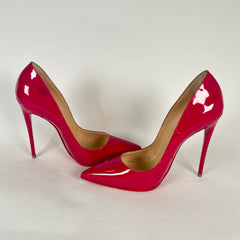 Christian Louboution So Kate Patent Pink Heels Size 37