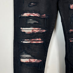 Amiri Tye Dye Bandana Thrasher Black Jeans Size 36