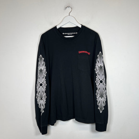 Chrome Hearts Black Matty Boy Chomper Longsleeve Size XL