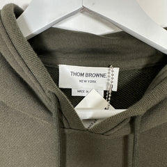 Thom Browne Green 4 Bar Hoodie Size 2