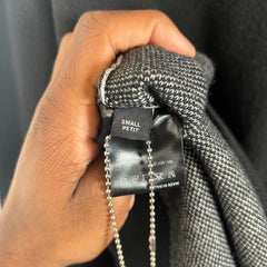Amiri Black Cashmere Crystal Ball Sweater Size S
