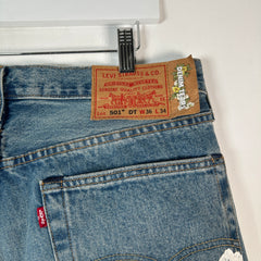 Denim Tears Light Wash Wreath Jeans Size 36