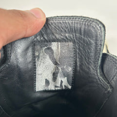 Rick Owens Black Suede High-Top Ramones Size 42
