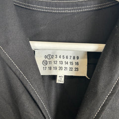 Maison Margiela Black/White Stitch Button Up Size L