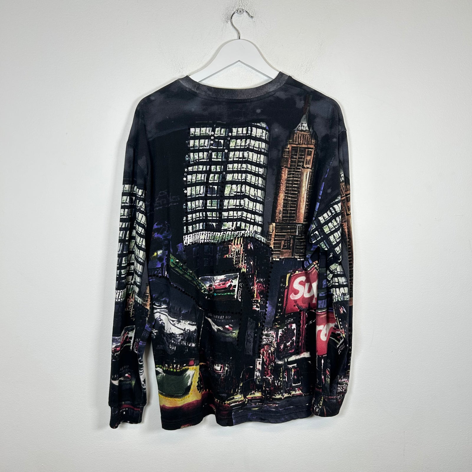 Supreme Skyline Sequin Longsleeve Size M