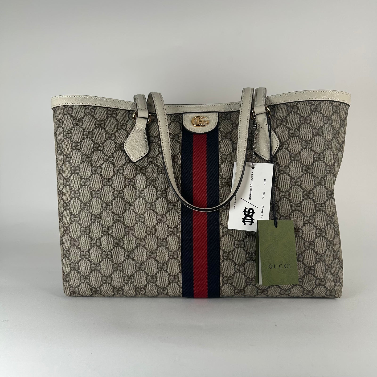Gucci Ophidia GG Supreme Shoulder Tote Bag