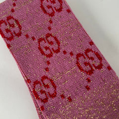 Gucci Pink Monogram Socks