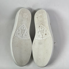 Gucci White Bees & Stars Embroidered Ace Sneaker Size GG 9.5