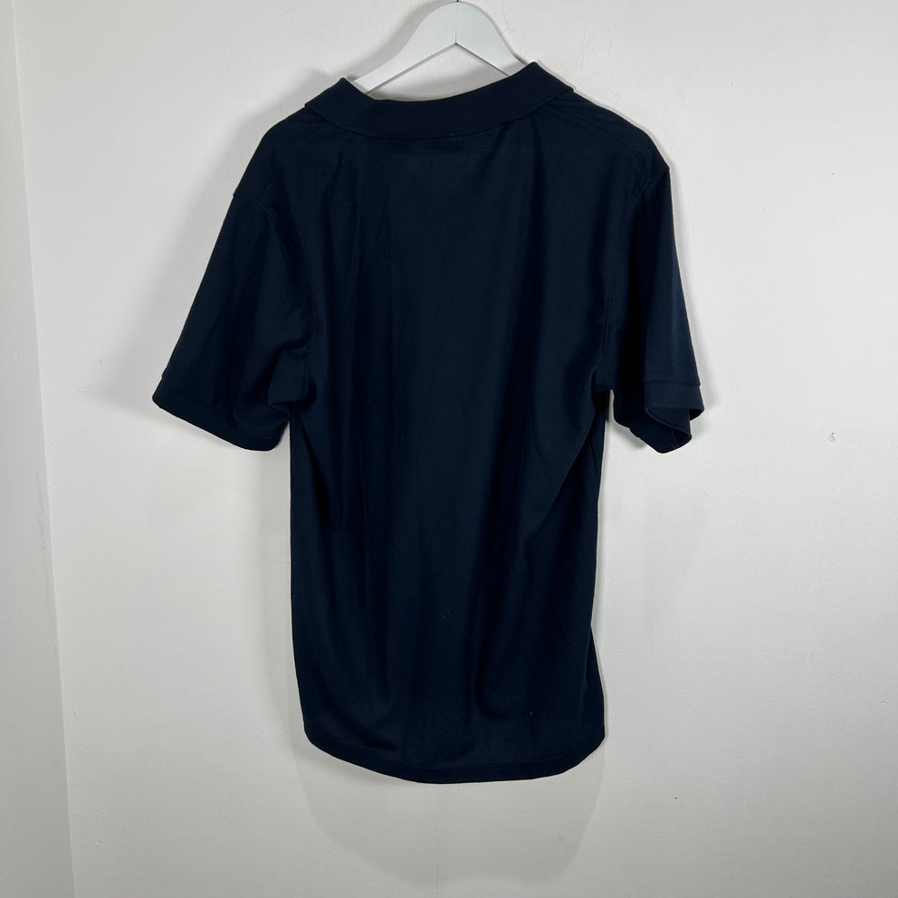 Robert Cavalli Navy 'R' Polo Shirt Size S