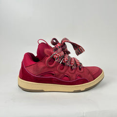 Lanvin Red Watermelon Curb Sneaker Size 44