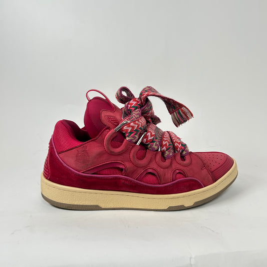 Lanvin Red Watermelon Curb Sneaker Size 44