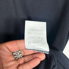 Moncler Navy Logo Polo Shirt Size L
