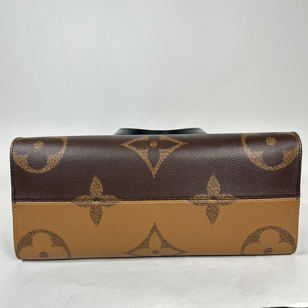 Louis Vuitton On The Go Reverse Monogram MM Tote Bag