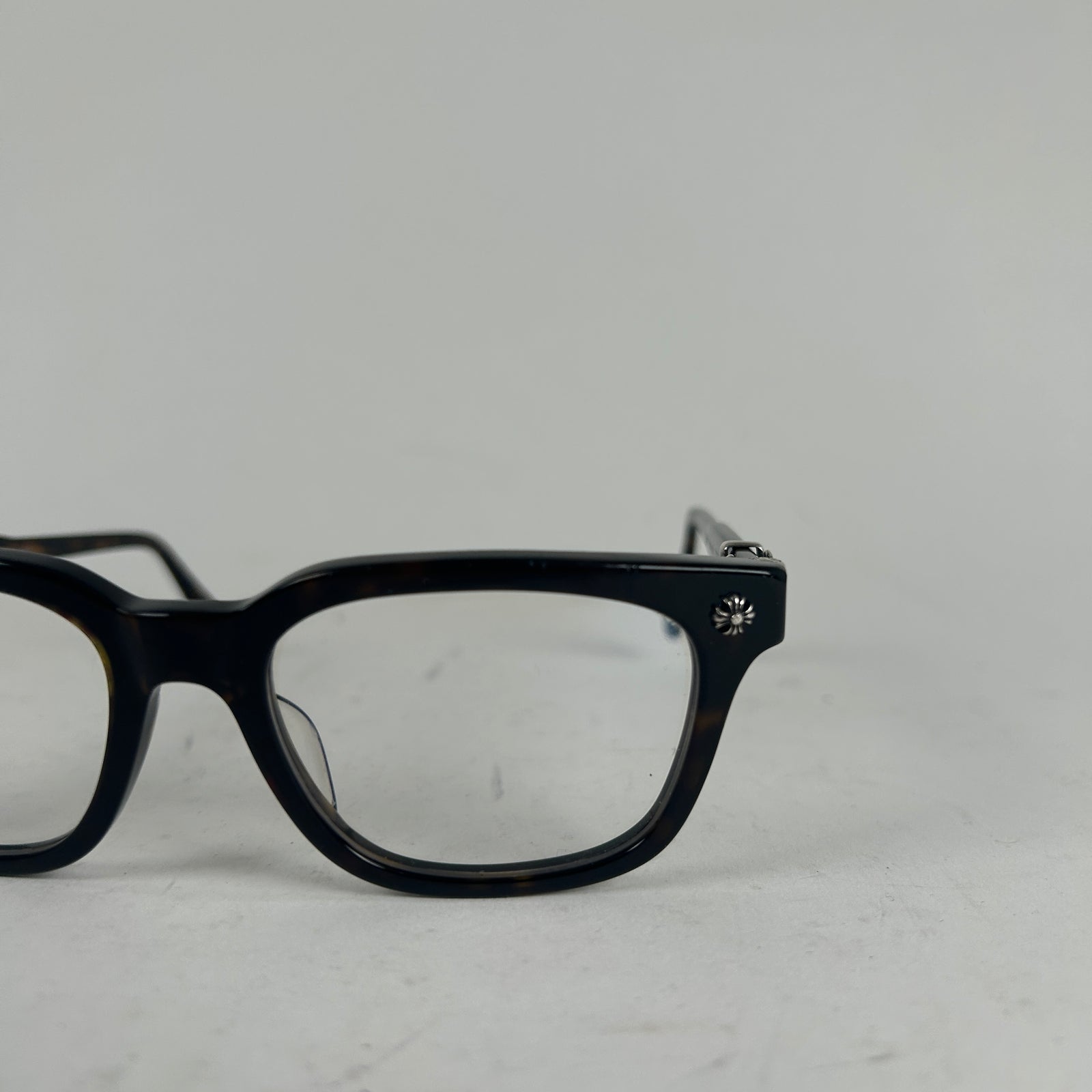 Chrome Hearts Tortoise Shell Cox Ucker Glasses