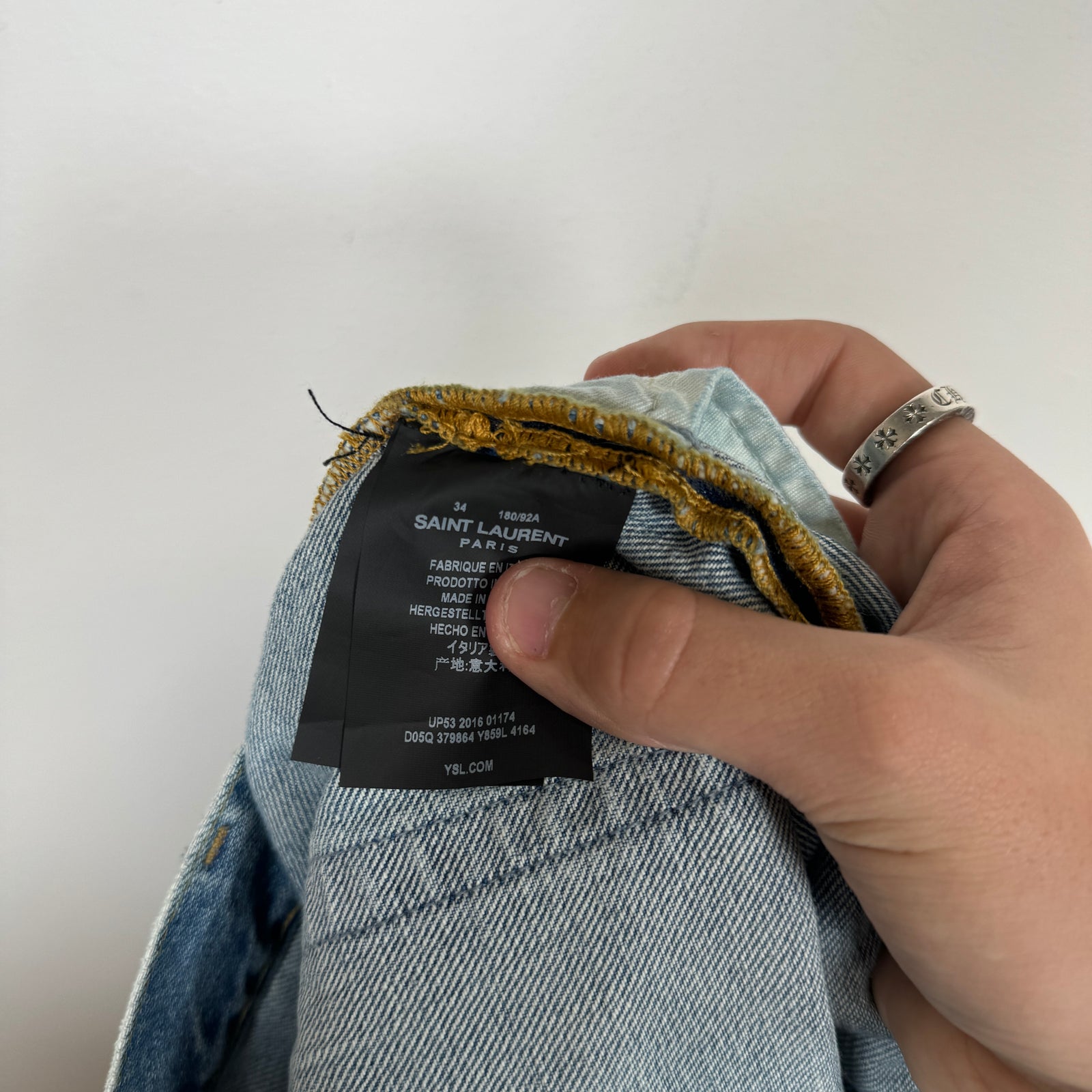 Saint Laurent Lightwash D 02 Jeans Size 34