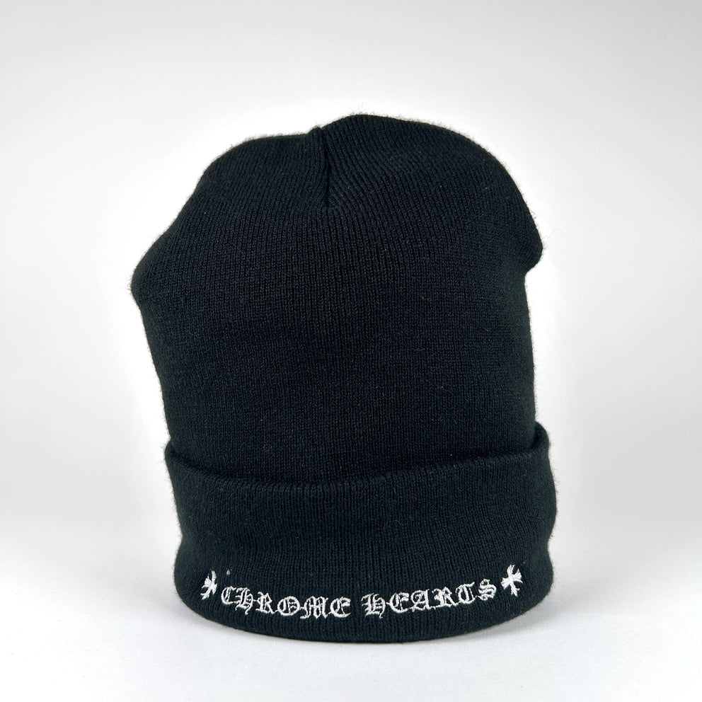Chrome Hearts 'CH' Embrodiery Black Beanie