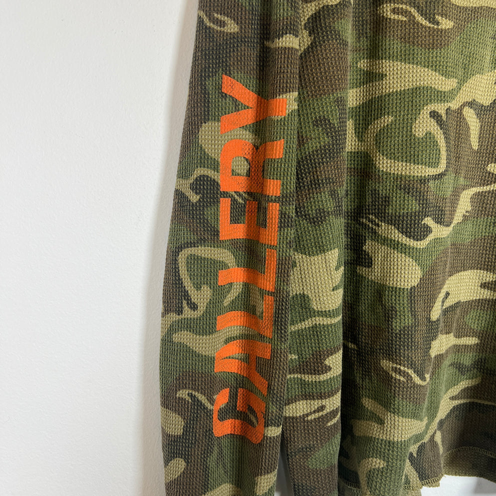 Gallery Dept Camo Thermal Longsleeve Size L
