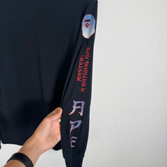 Bape Black 'Master' Logo Longsleeve Size S