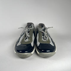 Prada Navy Vintage Patent Leather Cups Size 11.5