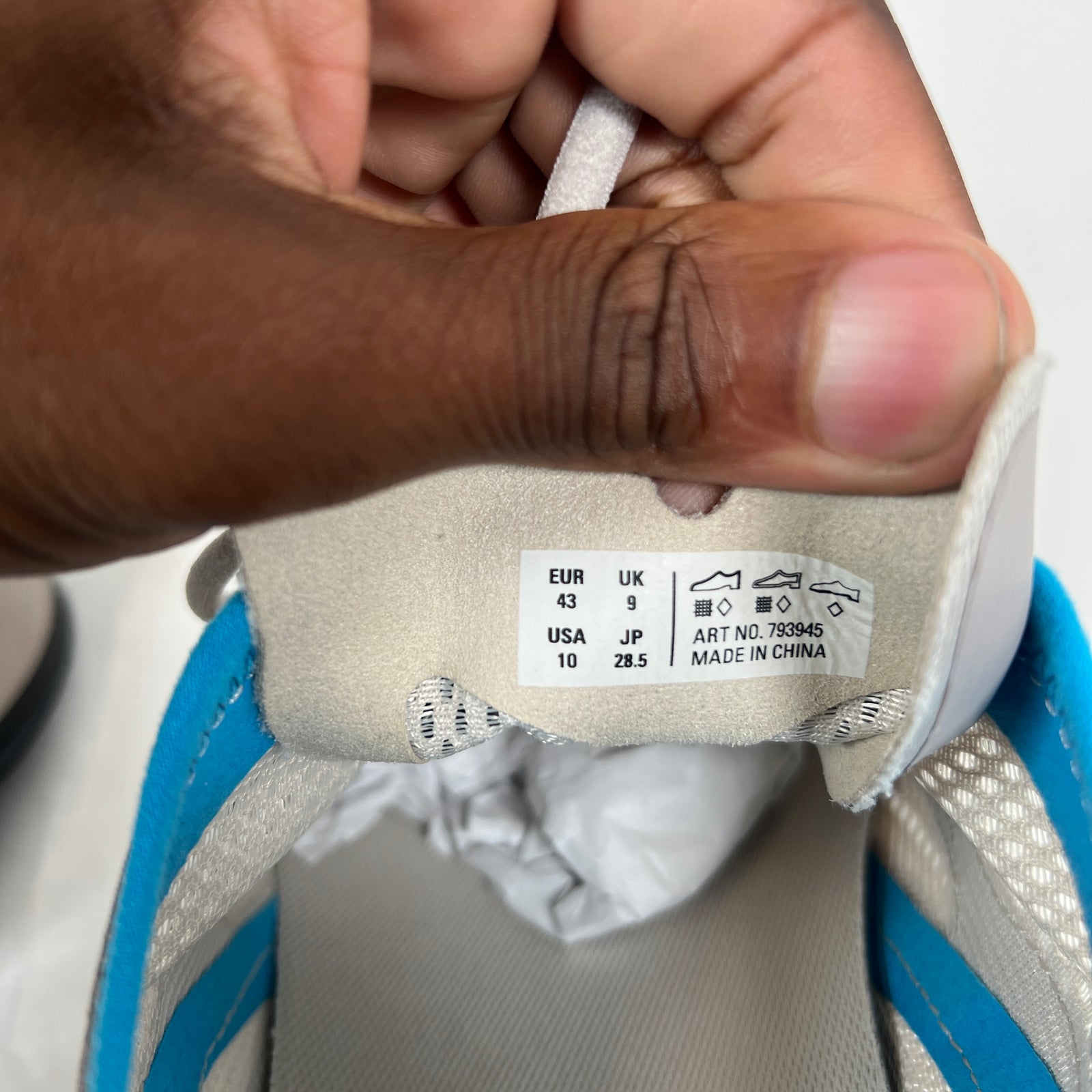 Balenciaga Grey/Blue Circuit Runner Size 43