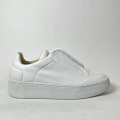 Maison Margiela Triple White Future Laceless Low-Top Sneaker Size 43