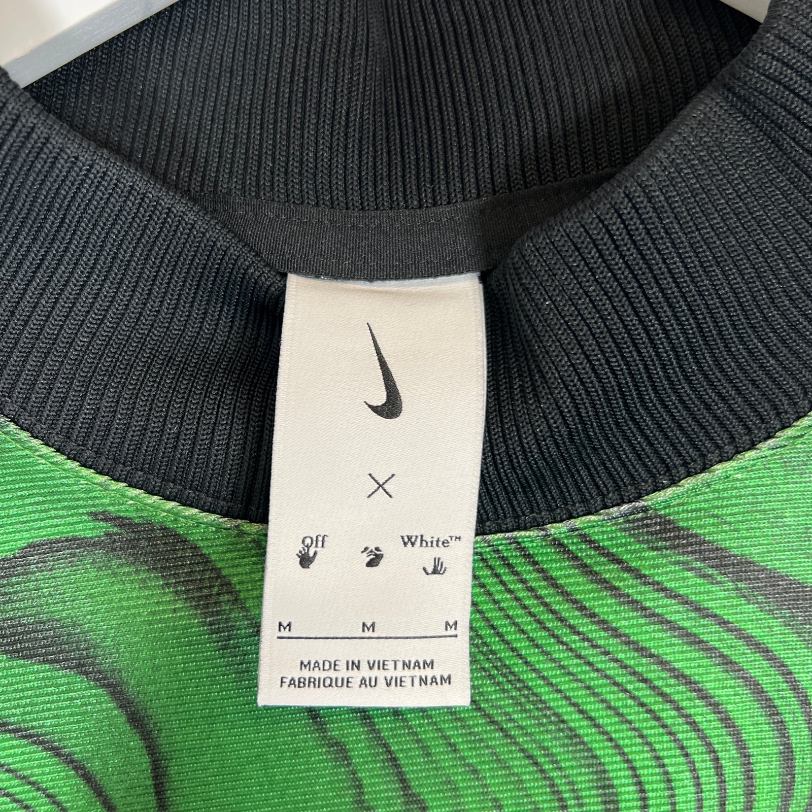 Off-White x Nike Green Soccer Jersey Size M