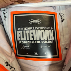 Corteiz Orange Elitework Waterproof Shell Jacket Size XL