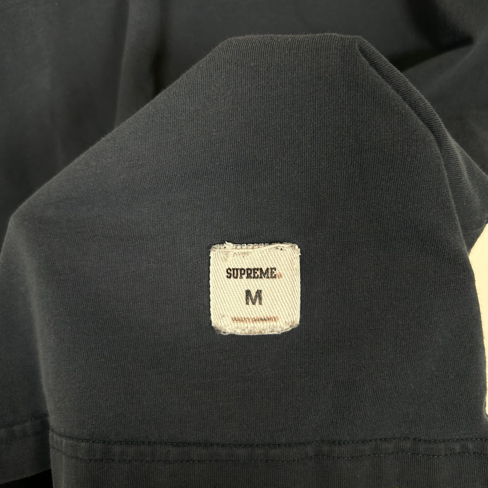 Supreme Navy Arc Logo Tee Size S
