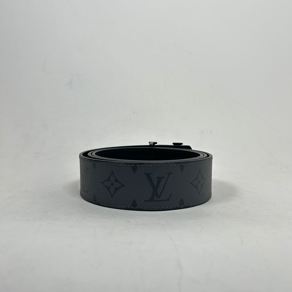 Louis Vuitton Monogram Eclipse 40MM Reversible Belt Size 100