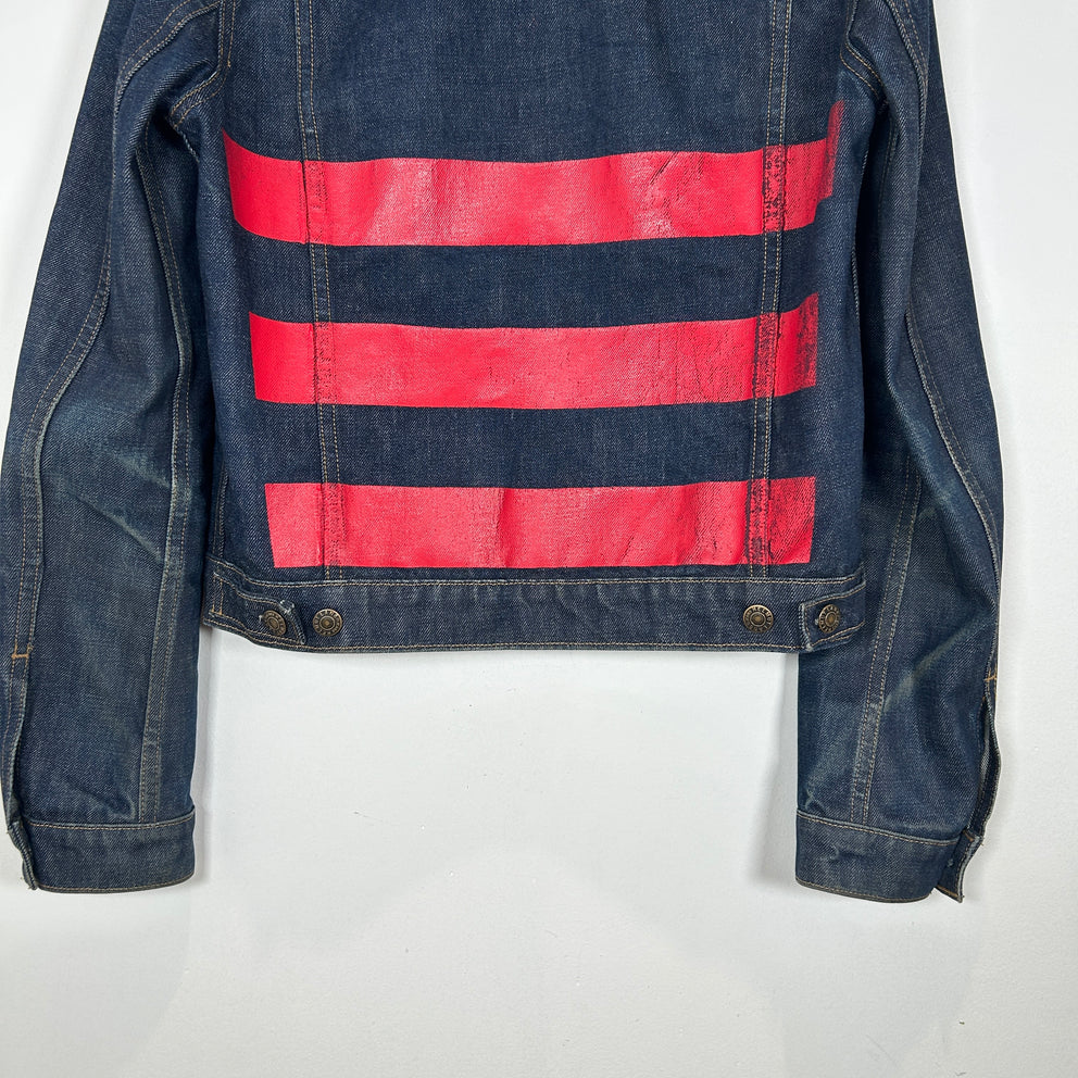 Helmut Lang 3 Stripe Jean Jacket Size S