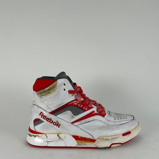 Maison Margiela x Reebook White/Red 'TZ Pump' High-Top Sneaker Size 10