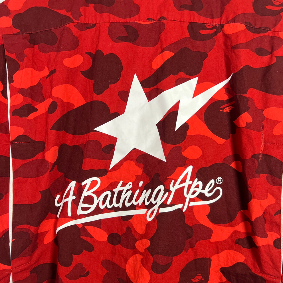 Bape Camo Sta SS Button-Up Shirt