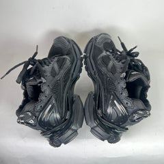 Balenciaga Matte Black Mesh Runners