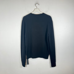 Amiri Black Cashmere Crystal Ball Sweater Size S