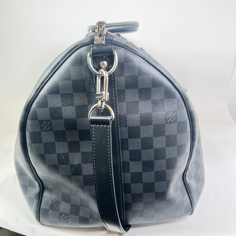 Louis Vuitton Damier Graphite Keepall Bandouliere 55