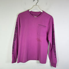 Chrome Hearts Matty Boy Purple Spider Web Longsleeve Size S