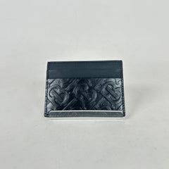 Burberry Black Embossed Logo Card Holder