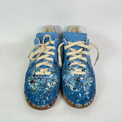 Maison Margiela Light Blue Paint Splatter Replica Gats Size 44