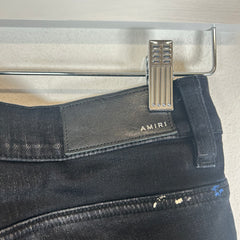 Amiri Black Paint Splatter Mx1 Jeans Size 30