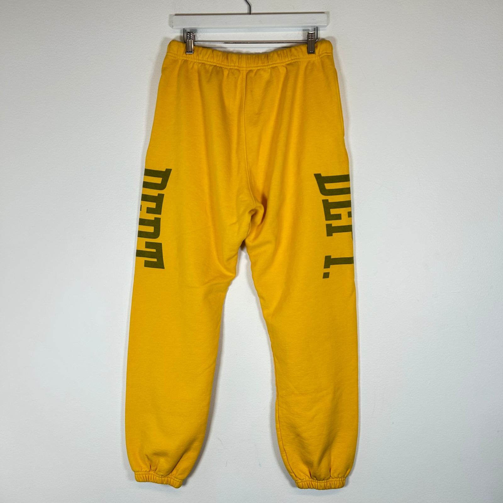 Gallery Dept Yellow Dept Logo Sweatpants Size L