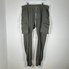 Rick Owens DRKSHDW Hustler Blue Mastodon Cargo Sweats Size XXL