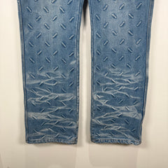 Who Decides War Blue 'Thread Plate' Denim Jeans Size 40
