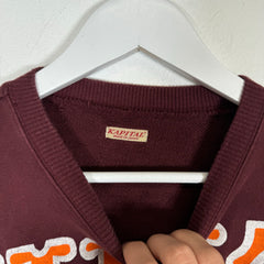 Kapital Burgundy Laundry Sweater Size Free