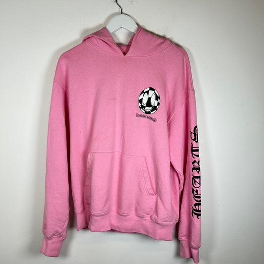 Chrome Hearts Pink Vanity Faith Hoodie Size M