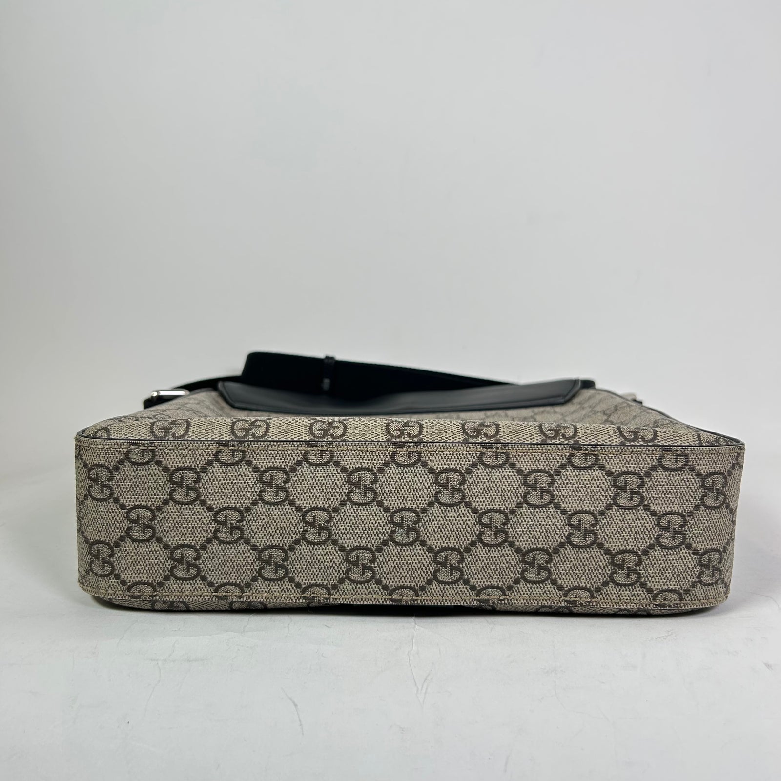 Gucci GG Coated Canvas Buckle Messenger