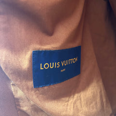 Louis Vuitton Monogram Orange Carpenter Hooded Jacket Size 46