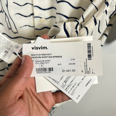 Visvim White Gauguin Rayon Shirt Size 4