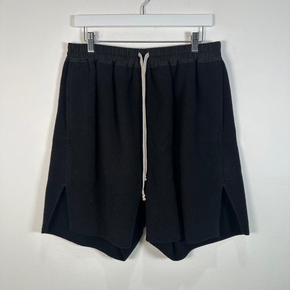 Rick Owens Porterville FW24 Felt Wool Boxing Shorts