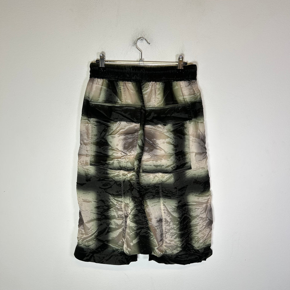 Rick Owens EDFU SS23 Plaid Silk Shorts