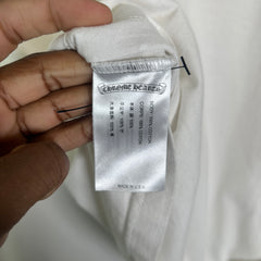 Chrome Hearts White Neck Logo Script Longsleeve Size M